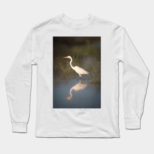 Great White Egret Long Sleeve T-Shirt